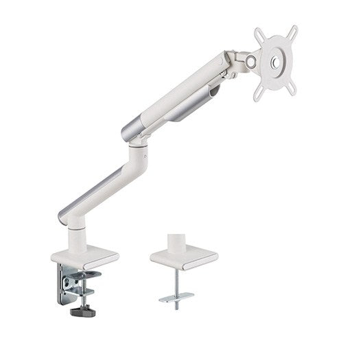 Gaming DesktopBrateck Single Monitor Premium Slim Aluminum Spring-Assisted Monitor Arm Fix Most 17'-32' Monitor Up to 9kg per screen VESA 75x75/100x100 - White Gaming DesktopBrateck Single Monitor Premium Slim Aluminum Spring-Assisted Monitor Arm Fix Most 17'-32' Monitor Up to 9kg per screen VESA 75x75/100x100 - White